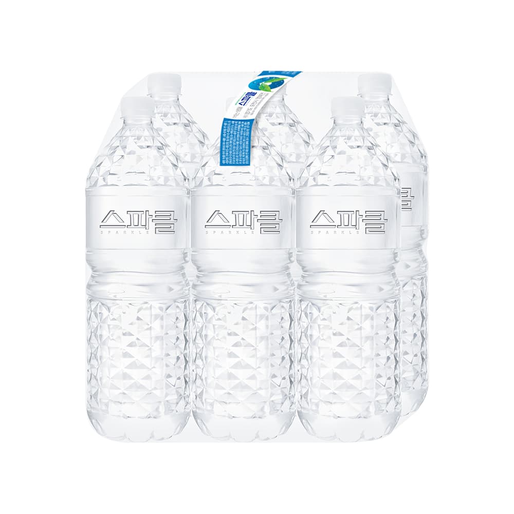 스파클 스파클 생수, 무라벨, 2L, 18개