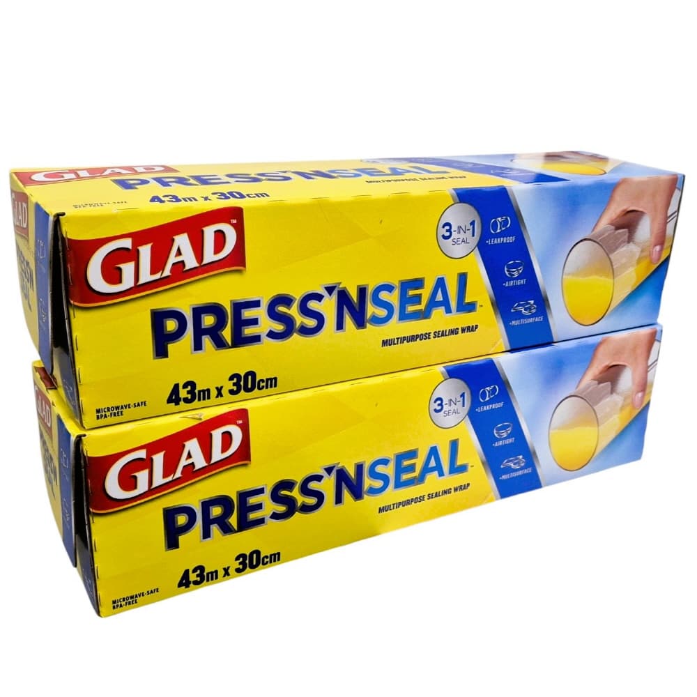 더늠마켓 GLAD 식품포장용 랩 프레스앤씰 매직랩, 30cm, 43.4m, 2개
