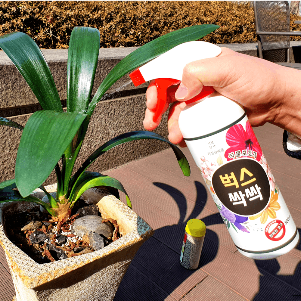 분홍바나나 벅스싹싹 식물 살충제, 500ml, 4개