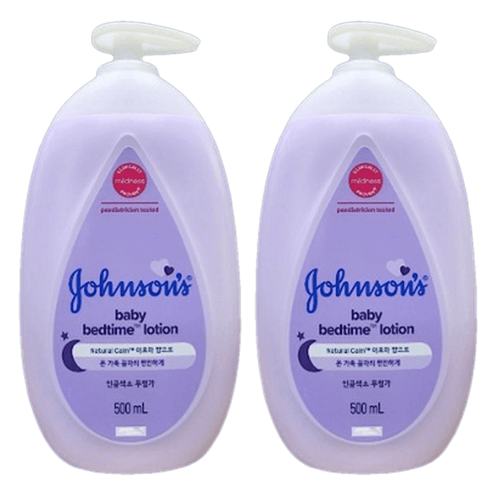 마켄트 존슨즈 베드타임 베이비 로션, 500ml, 2개