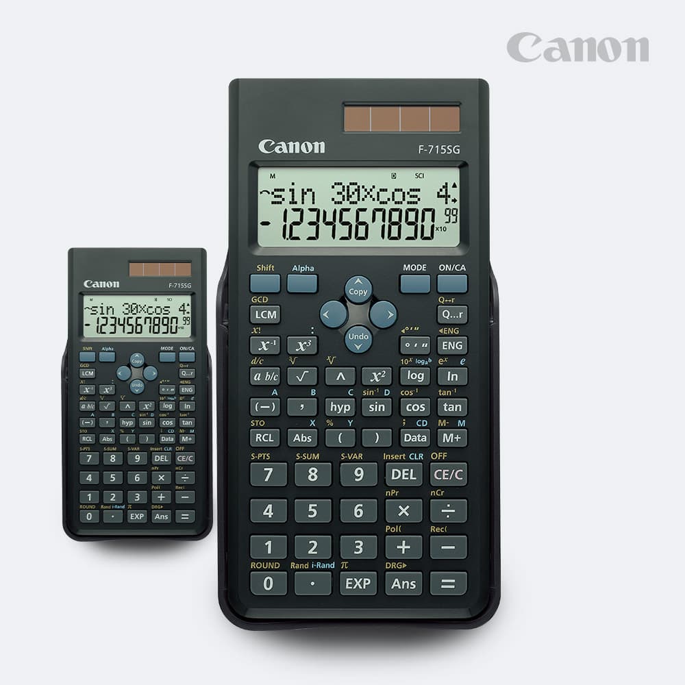 (주)제이케이비즈 캐논 공학용 계산기 F-715SG, 블랙, 1개