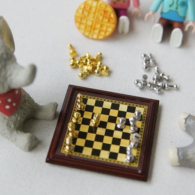피너클 미니어처 체스, 4.8x4.8x0.5cm
