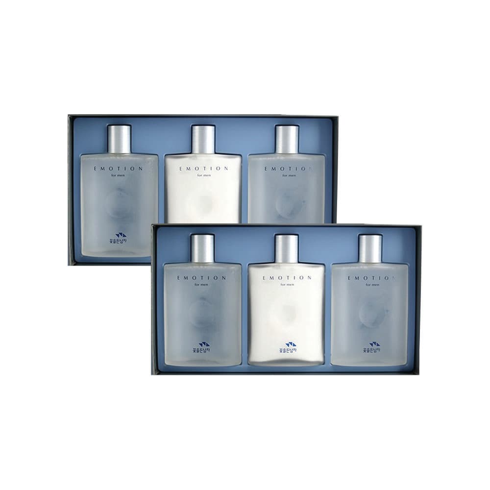 뉴원상사 꽃을든남자 이모션 포맨 2종기획, 로션 160ml 1개 + 스킨 160ml 2개, 2세트