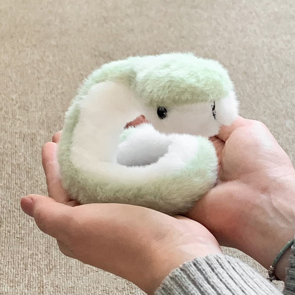 데데리트 데데리트 아기 뱀 인형, 민트 그린, 36cm