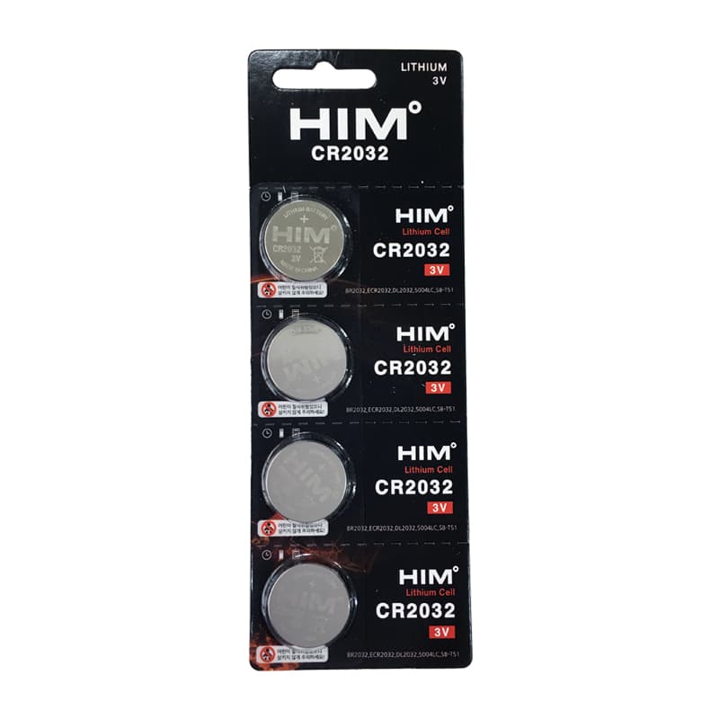 주식회사 제이온 HIM 리튬 CR2032, 리튬건전지, CR2032, 3V, 4개