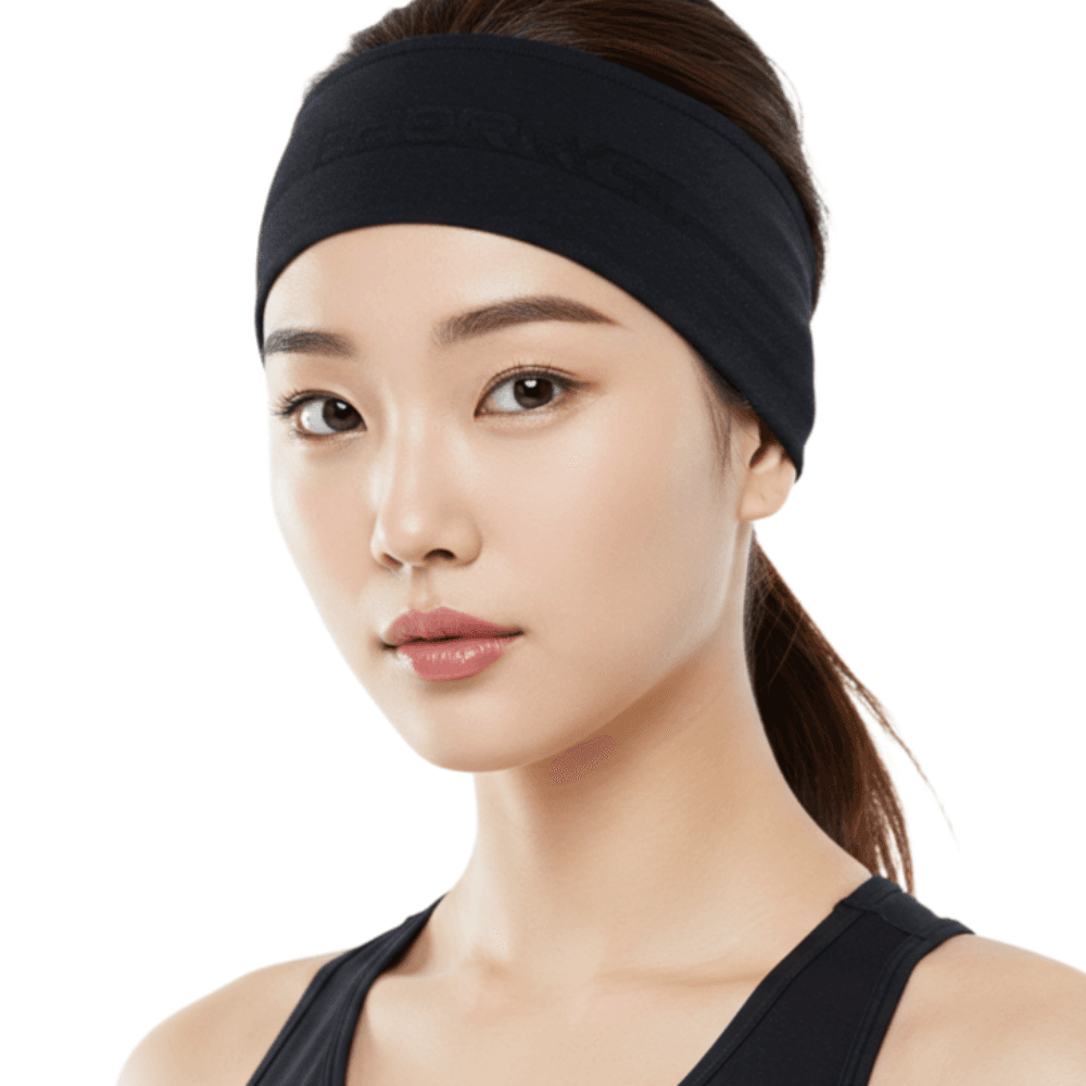 딥루트 딥루트 러닝 헤어밴드 운동 스포츠 땀흡수 헤드밴드, 블랙, 2개, free