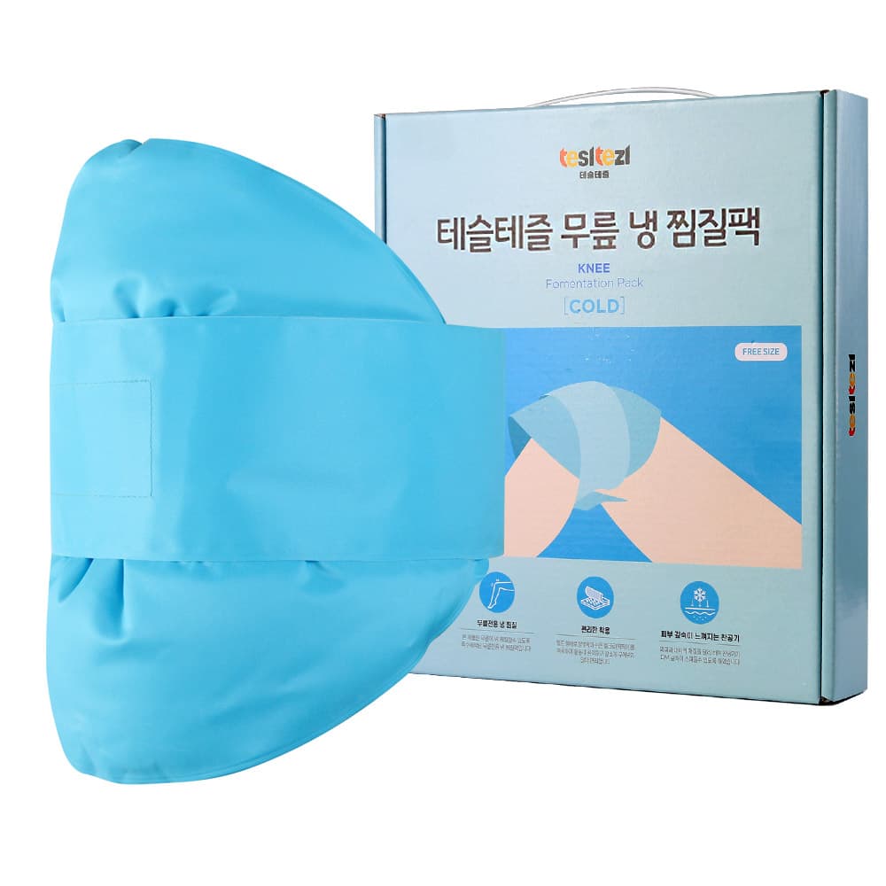 닥터투데이 테슬테즐 무릎 냉찜질팩, 스카이블루, 1개
