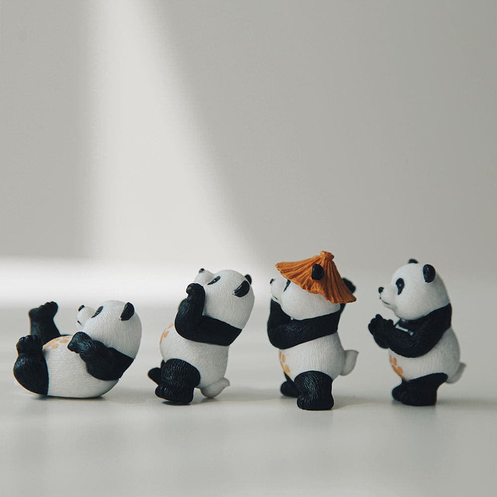 주식회사 와이와이투컴퍼니(YY2 COMPANY CO. , LTD.) 쿵푸판다 피규어 4종 세트, 4.6cm