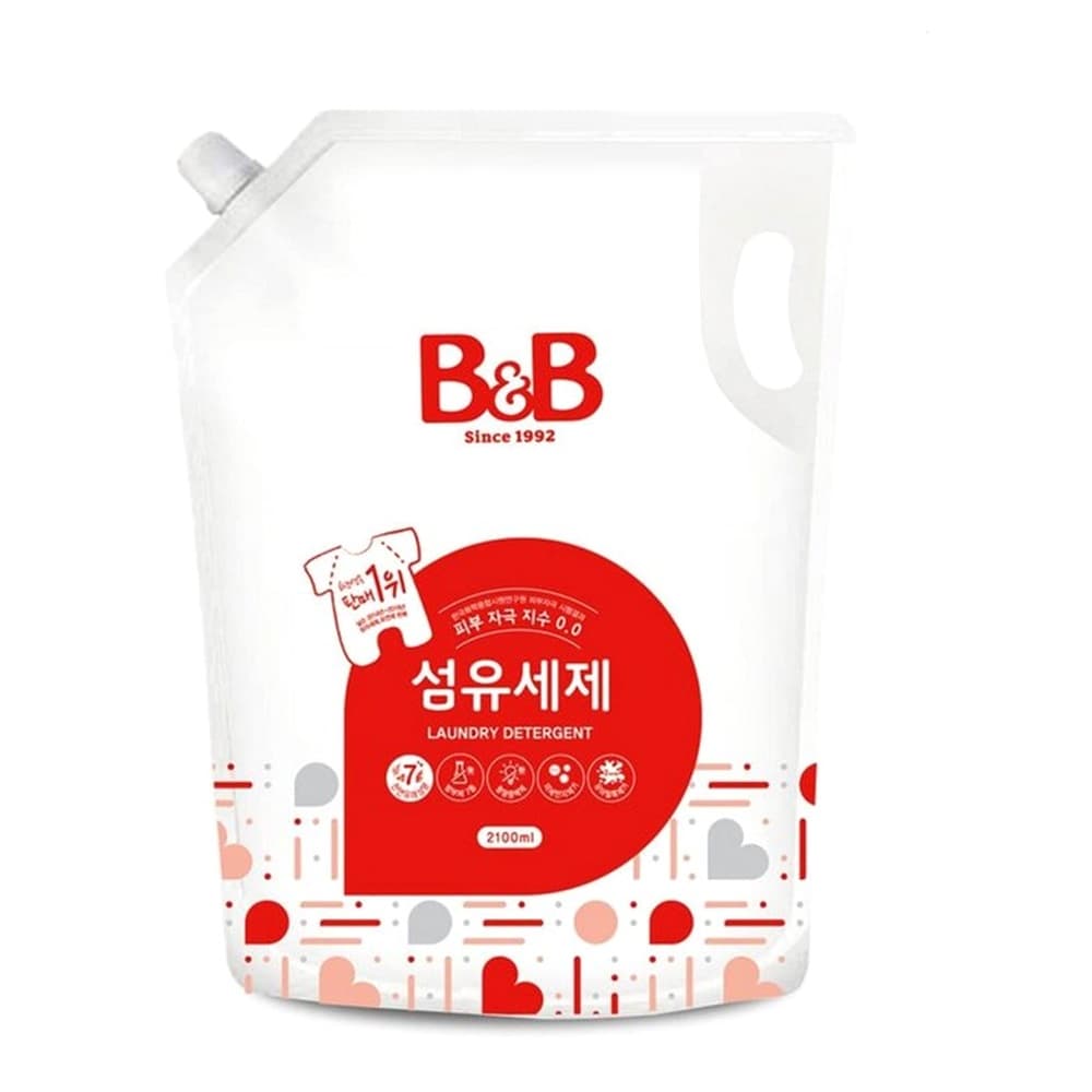 주식회사 제이앤피(J&P) 비앤비 섬유세제 시그니처향, 2100ml, 1개