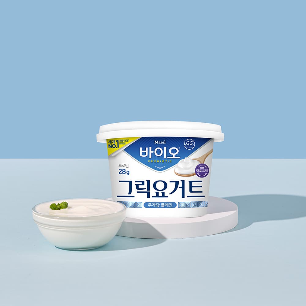 (주)매일유업 매일바이오 그릭요거트 무가당 플레인, 400g, 6개