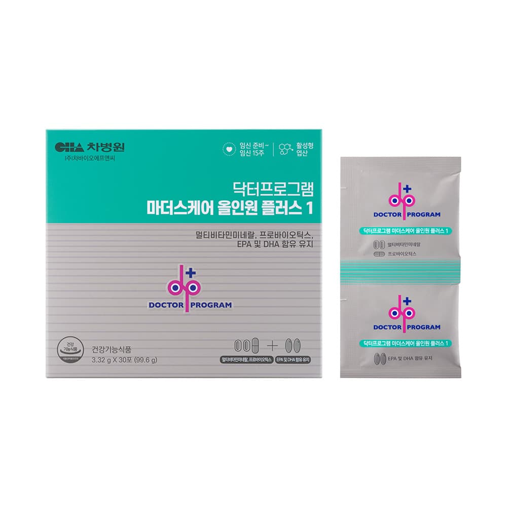 (주)차바이오에프앤씨 닥터프로그램 마더스케어 올인원 플러스 1, 30포, 1개