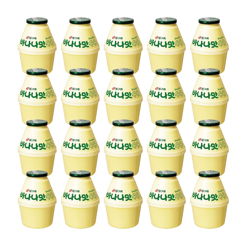 주식회사 삼성에프에스 빙그레 바나나맛 우유, 240ml, 20개