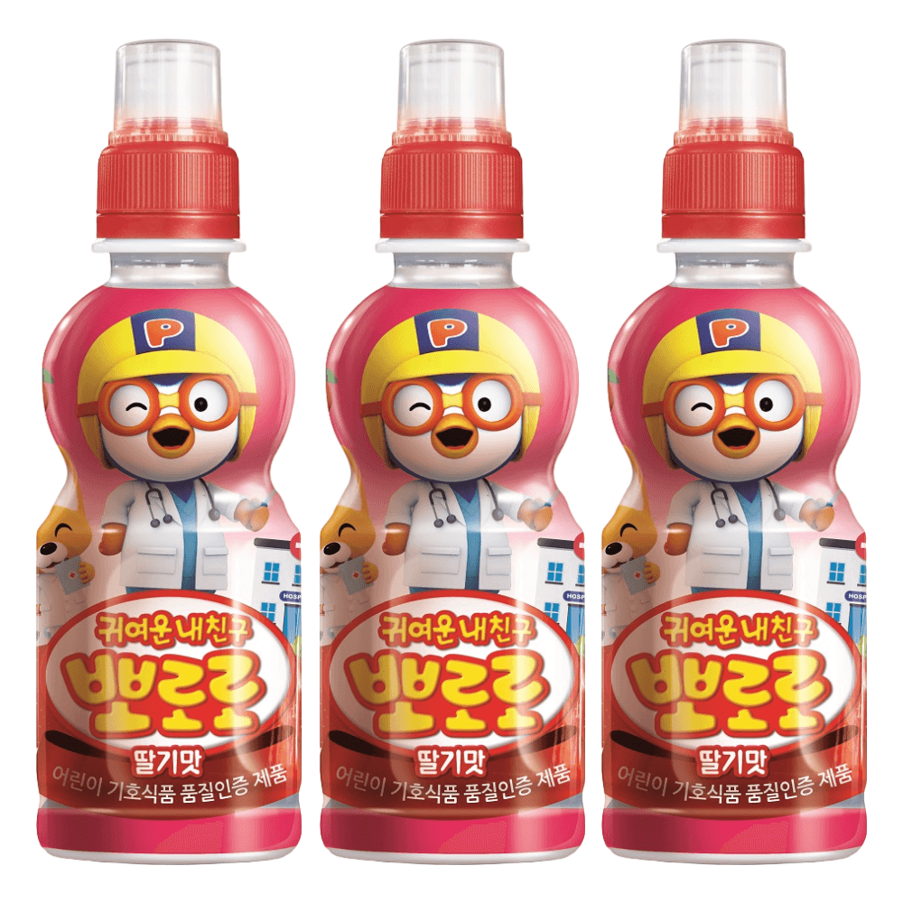주식회사 유수유통 팔도 뽀로로 음료, 235ml, 24개