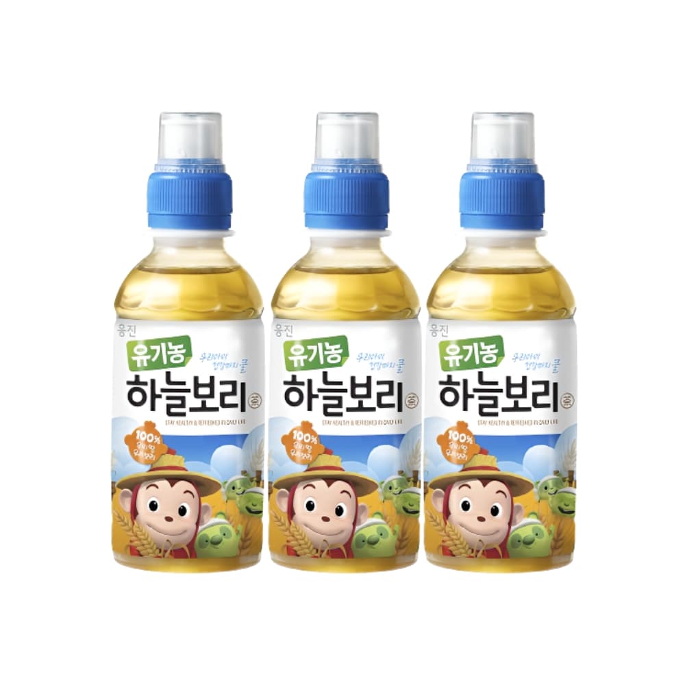주식회사 유수유통 웅진 유기농 하늘보리차, 200ml, 24개