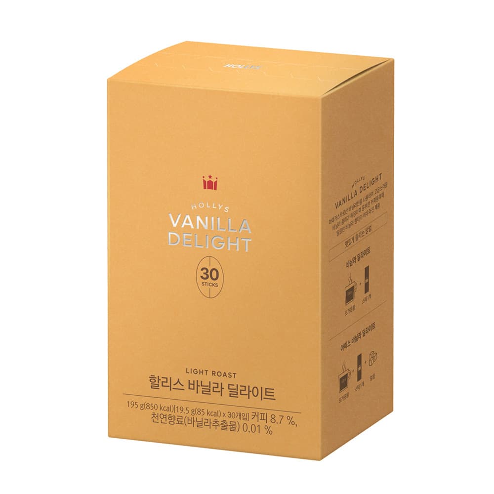 (주)케이지에프앤비(KG F&B Co.,ltd) 할리스 바닐라 딜라이트, 19.5g, 30개입, 3개