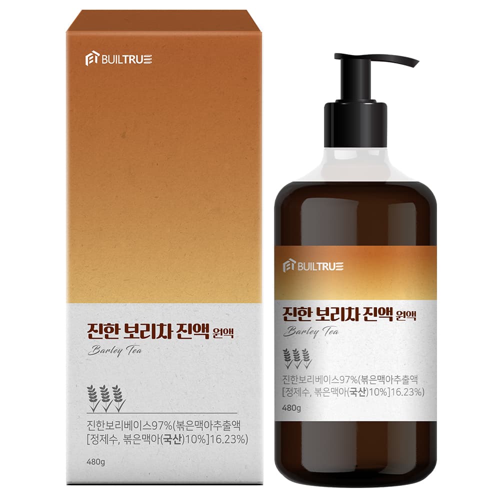 주식회사 피앤알 빌트루 진한 보리차 진액 원액, 480g, 1개