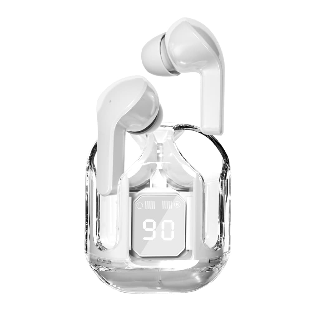 모즈온 주식회사 템플러 투명 무선 이어폰 BT-W500, 화이트, 1개