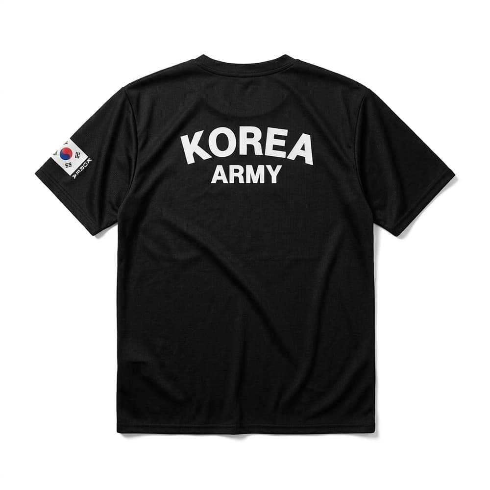 코리본 ROKA 로카 반팔 티셔츠, 블랙, 110, 1개