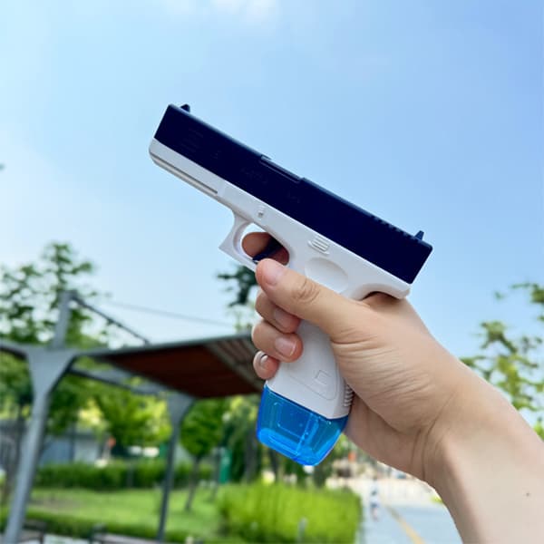 공원사 반동형 권총물총 수동 글록물총, 그레이, 1개