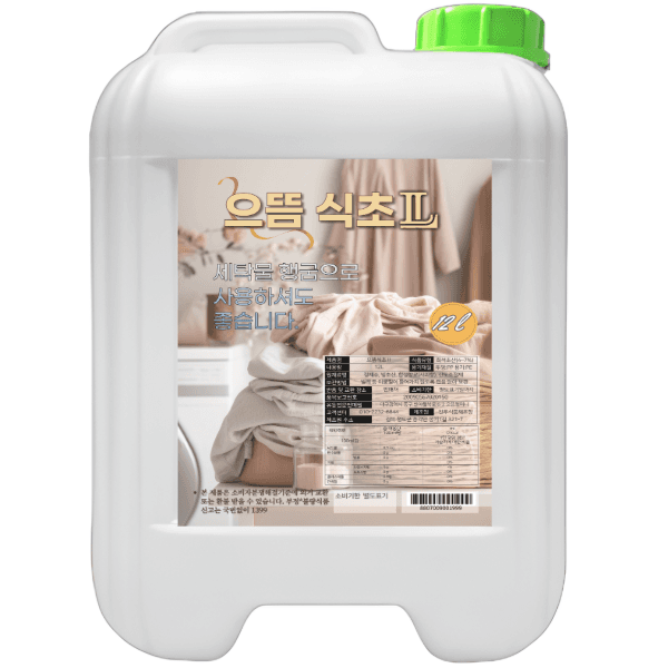 으뜸컴퍼니 으뜸 식초II, 세탁용, 12L, 1개