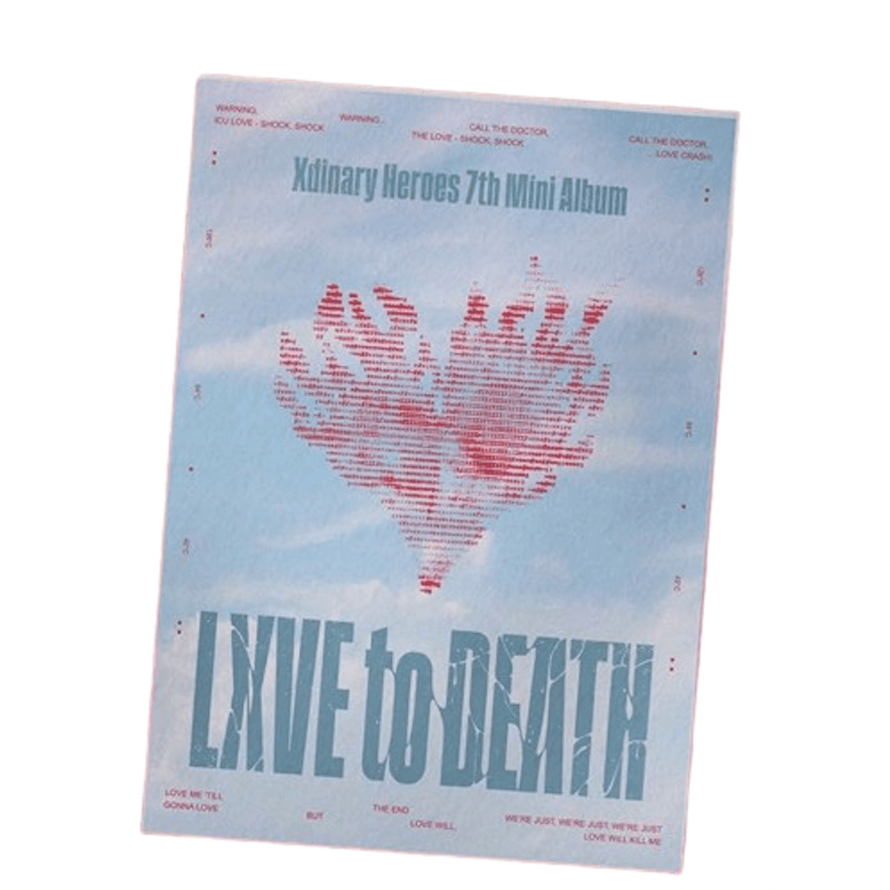 덕후의상점 엑디즈 앨범 엑스디너리 히어로즈 미니7집 LXVE to DEATH 러브투데스, 파랑