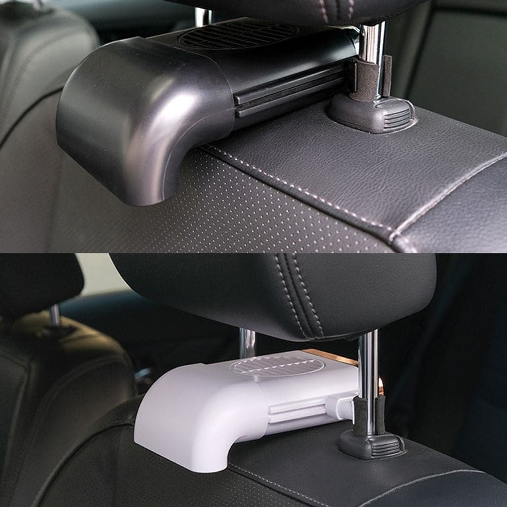 은이유통 FREEFORM 자동차 등받이 송풍기 USB 3단 송풍기 F405, 블랙, 1개