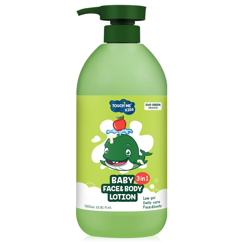 플러스미주식회사 터치미 베이비 페이스 앤 바디 로션, 1000ml, 1개
