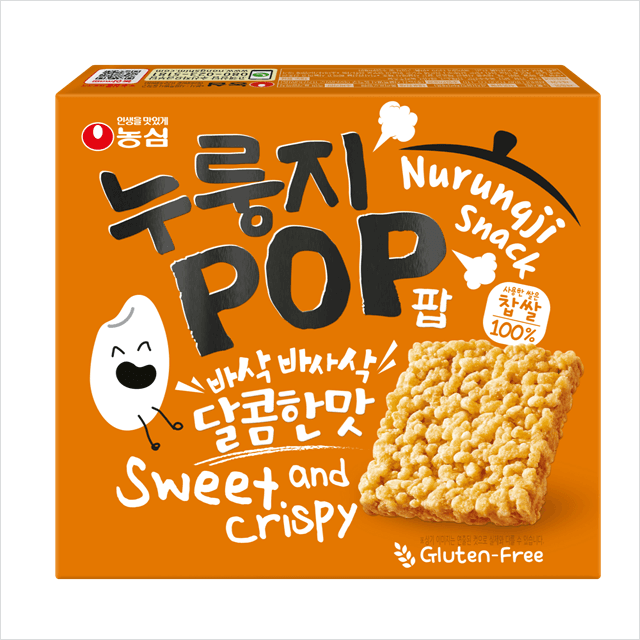 (주) 태풍 농심 누룽지팝, 142g, 16개