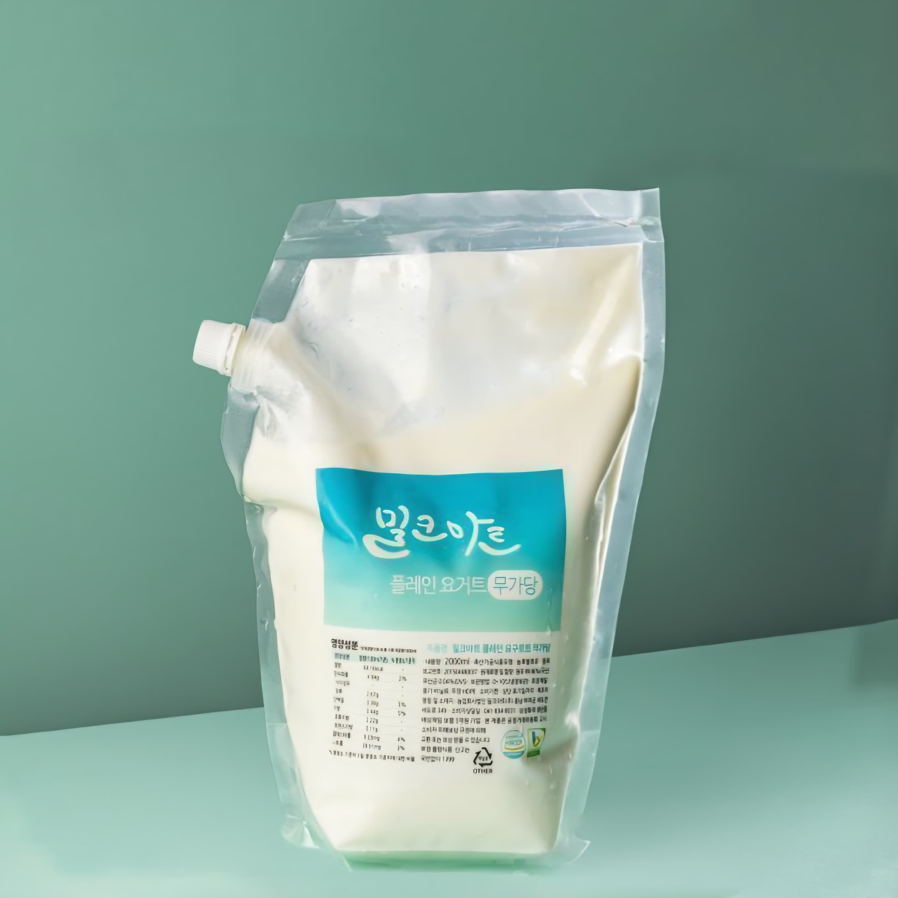 농업회사법인밀크아트주식회사 밀크아트 플레인 요구르트, 무가당, 1L, 2개