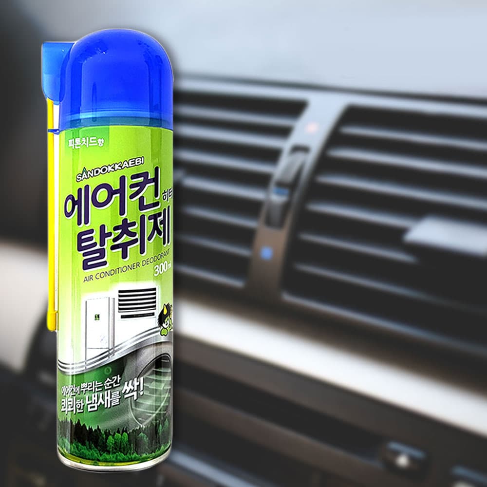 바른몰 산도깨비 에어컨 탈취제 피톤치드향, 300ml, 4개