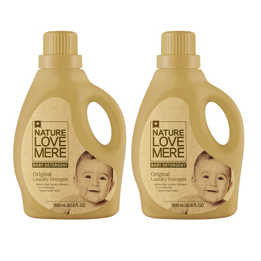 주식회사 클레마랑 네이쳐러브메레 오리지날 아기 세탁세제, 1800ml, 2개