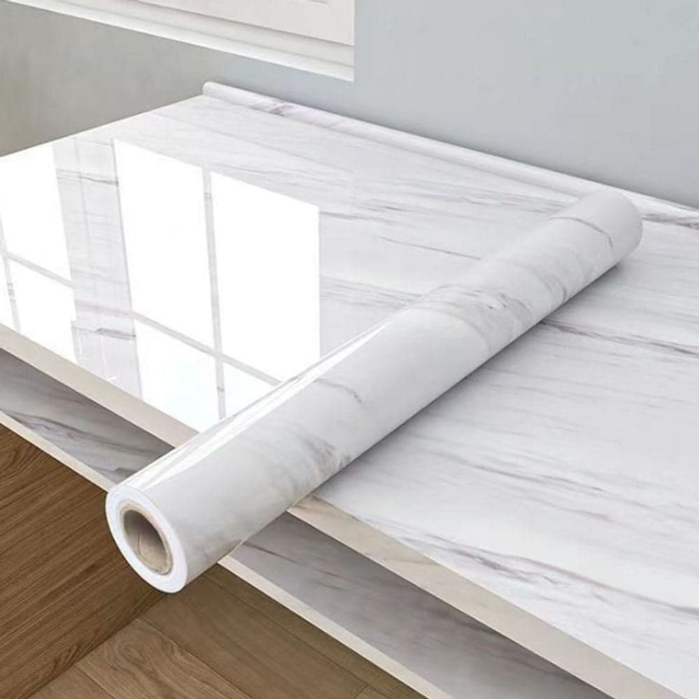 와이에스셀렉트(ys.Select) 유광 대리석 방문 주방 타일 가구 싱크대 현관문 시트지, 60cm x 3m