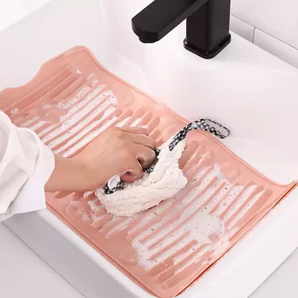주식회사 새벽농부 붙이면 끝 밀림 없이 빡빡 빨리는 흡착 빨래판, 랜덤, 2개