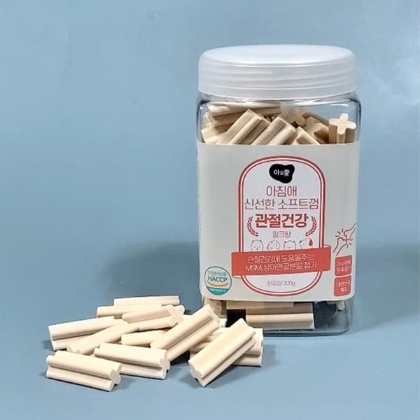 다올 아침애 신선한 가수분해 소프트껌, 관절건강, 300g, 1개