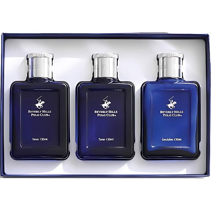 주식회사 더제이알((TheJRCo.,Ltd.) 비버리힐스 폴로클럽 블루옴므 스킨 로션 세트, 130ml, 3개