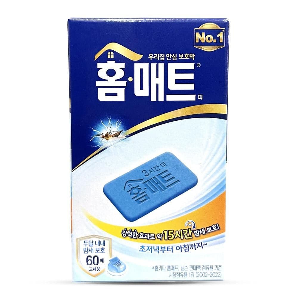 수수몰 홈매트 리필, 60매, 1개