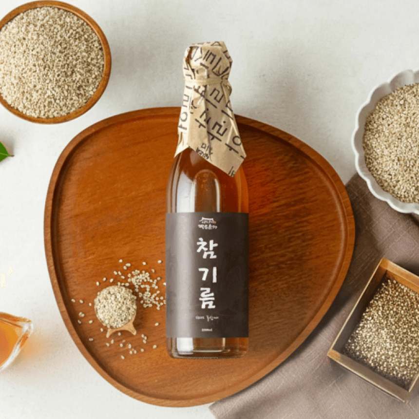 주식회사 에즈투 백년본가 참기름, 350ml, 4개