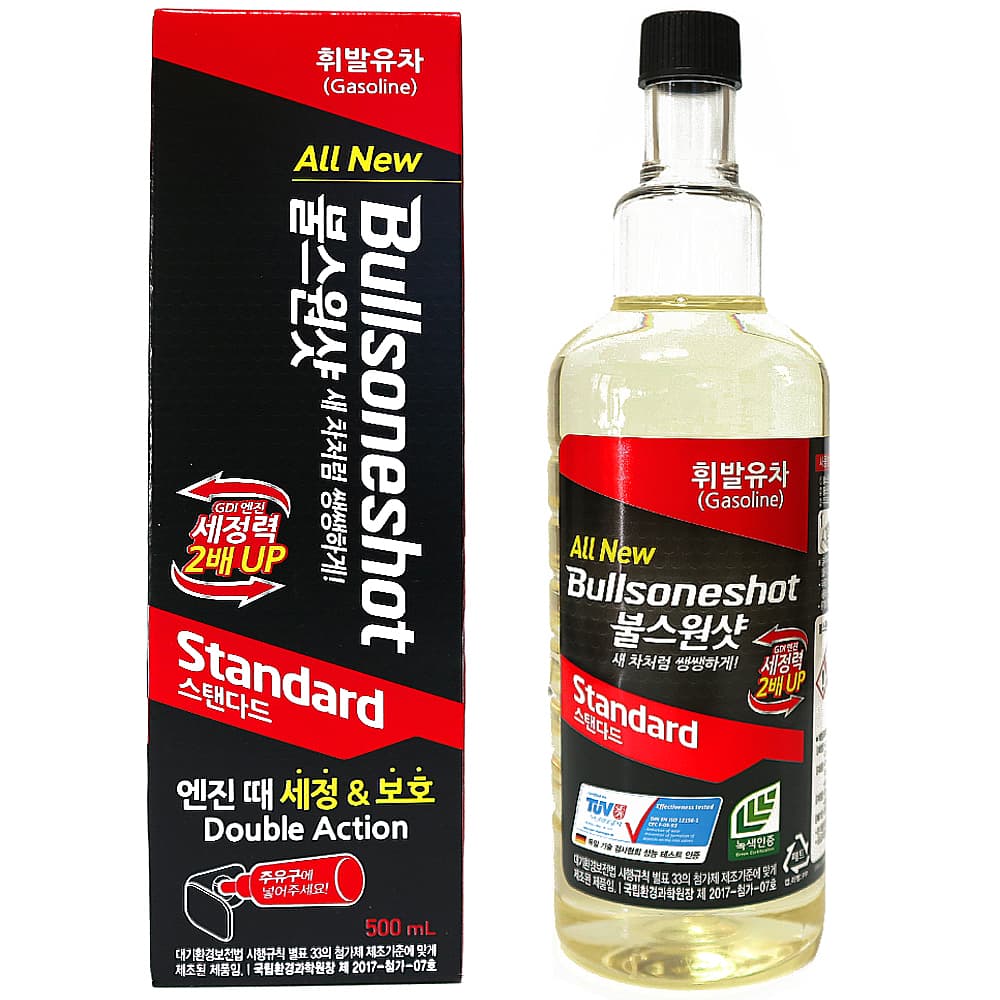 한미유통 불스원샷 스탠다드, 휘발유차용, 500ml, 1개