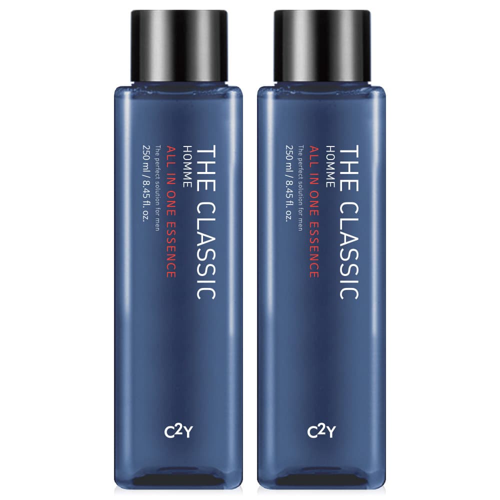 에스세이지 주식회사 C2Y 더 클래식 옴므 올인원 에센스, 250ml, 2개