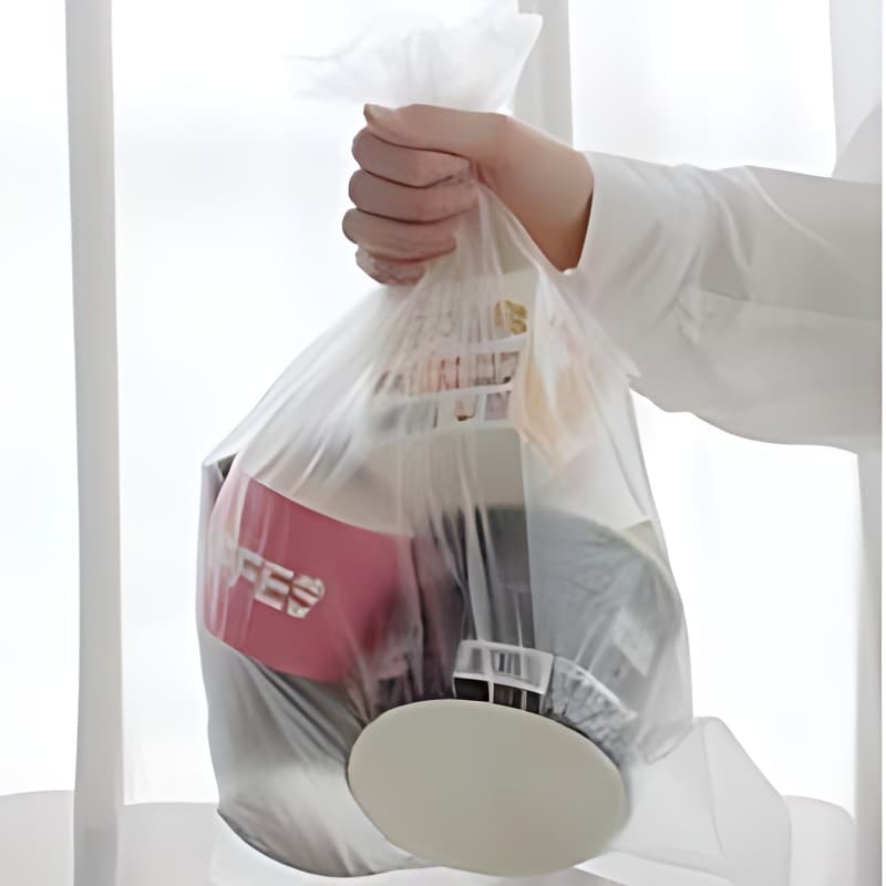 가쯔 가쯔 분리수거함 비닐봉투, 40L, 62x60cm, 100매