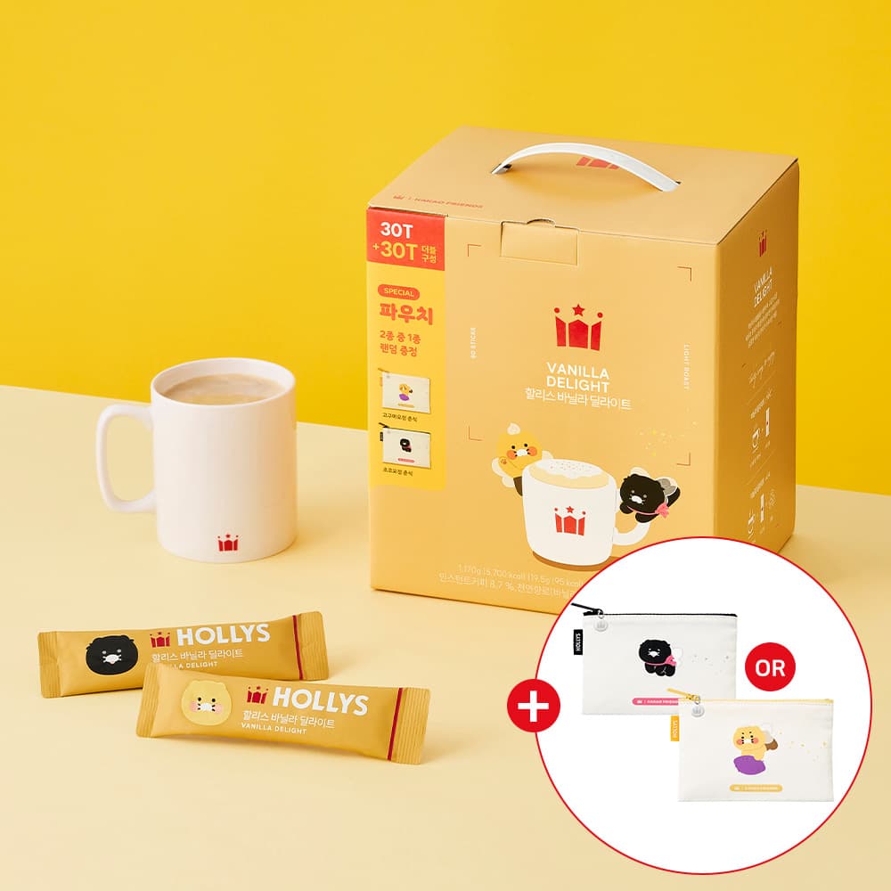 (주)케이지에프앤비(KG F&B Co.,ltd) 할리스 바닐라 딜라이트, 19.5g, 60개입