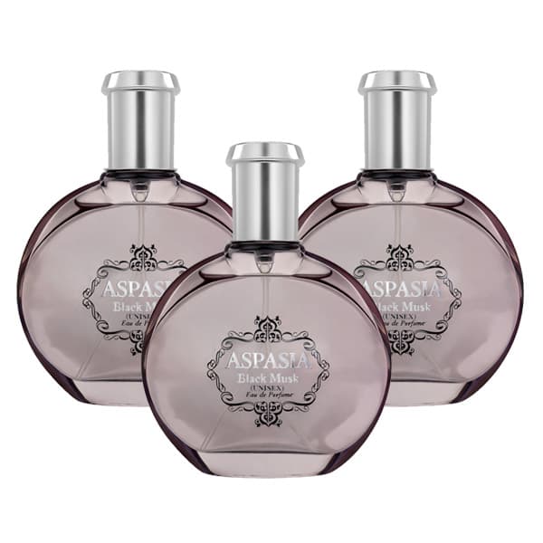 PAMGPAMG ASPASIA 아스파시아 오데 퍼퓸 유니섹스 블랙 머스크, 50ml, 3개