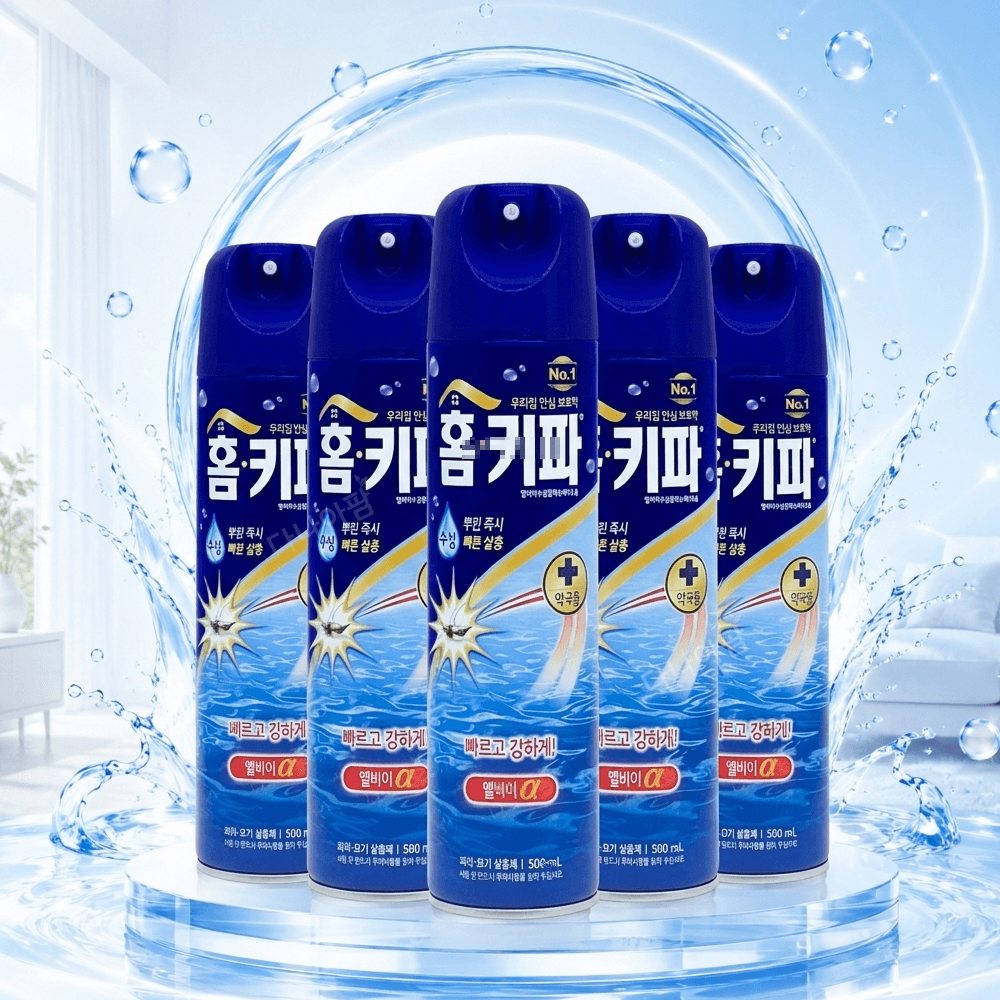 테크노 제일약국 홈키파 에어졸, 엘비이 알파, 500ml, 5개
