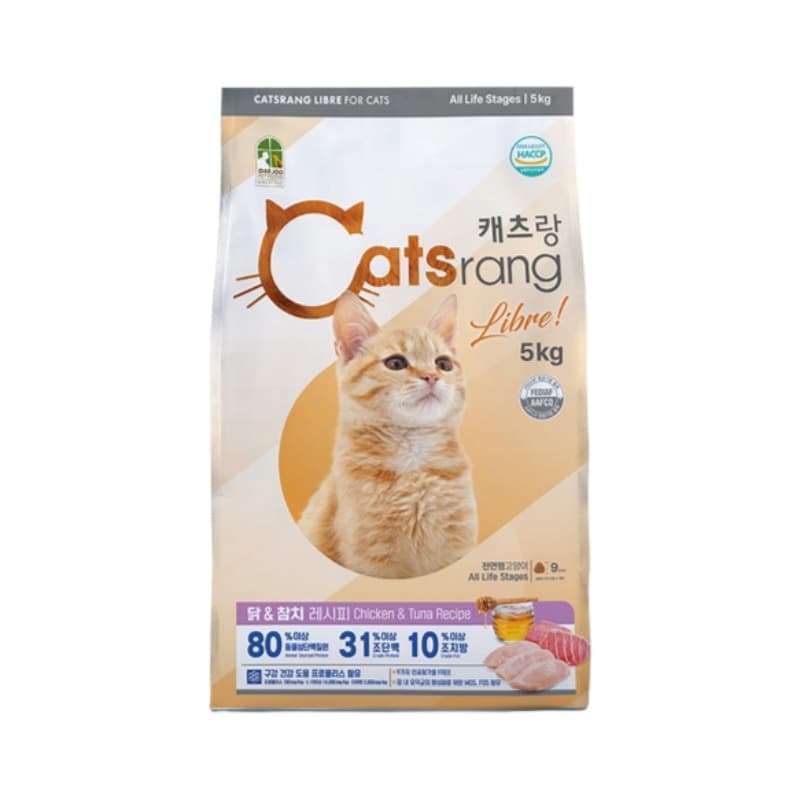(주)네이쳐 캐츠랑 리브레 사료, 5kg, 2개
