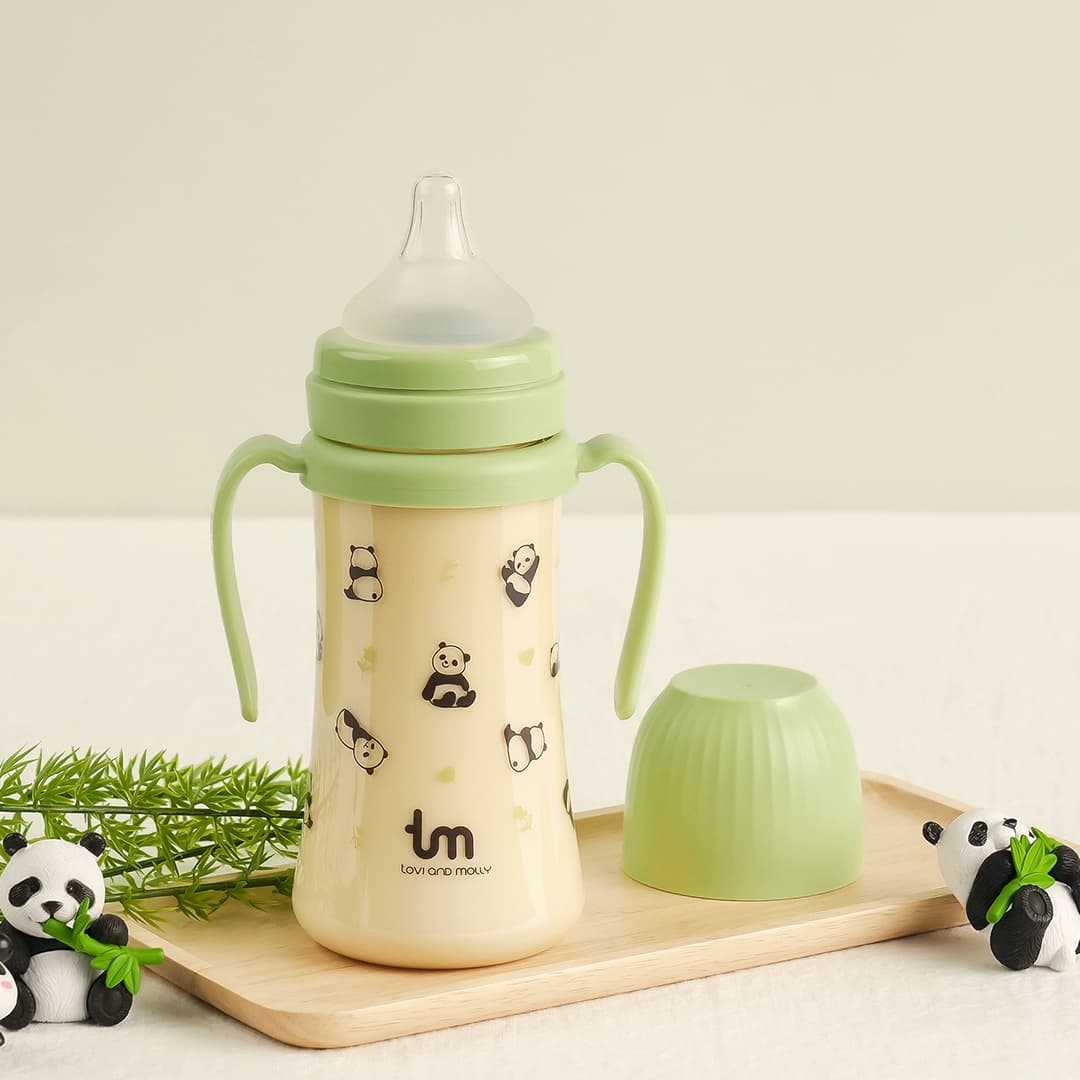 (주)스윙인터내셔널 토비앤몰리 PPSU 빨대젖병, 그린, 280ml, 1개