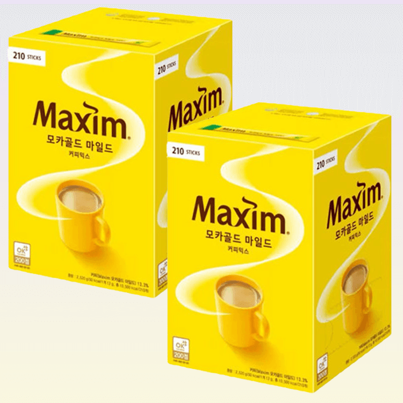 주식회사공단유통 맥심 모카골드 마일드 커피믹스, 12g, 210개입, 2개