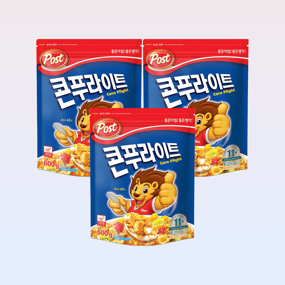 주식회사공단유통 동서식품 포스트 콘푸라이트, 600g, 3개