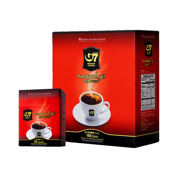 주식회사 꿈비 G7 커피, 퓨어블랙 라이트, 0.9g, 160개입, 1개