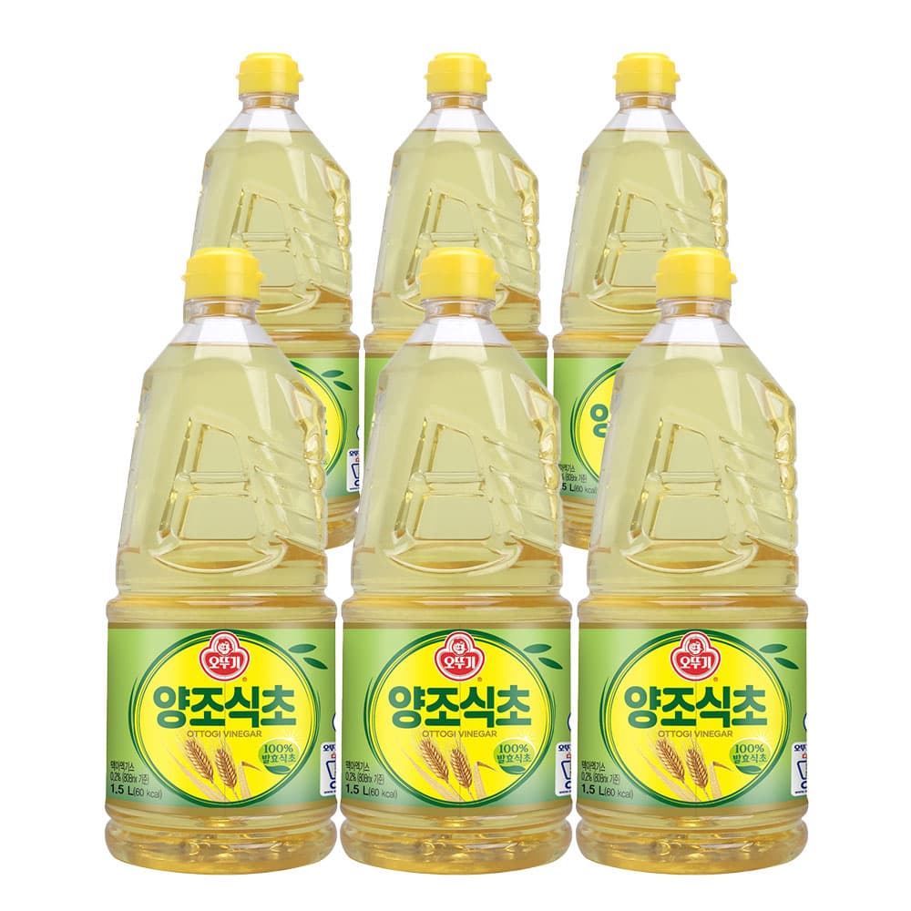 오뚜기 오뚜기 양조식초, 1.5L, 6개