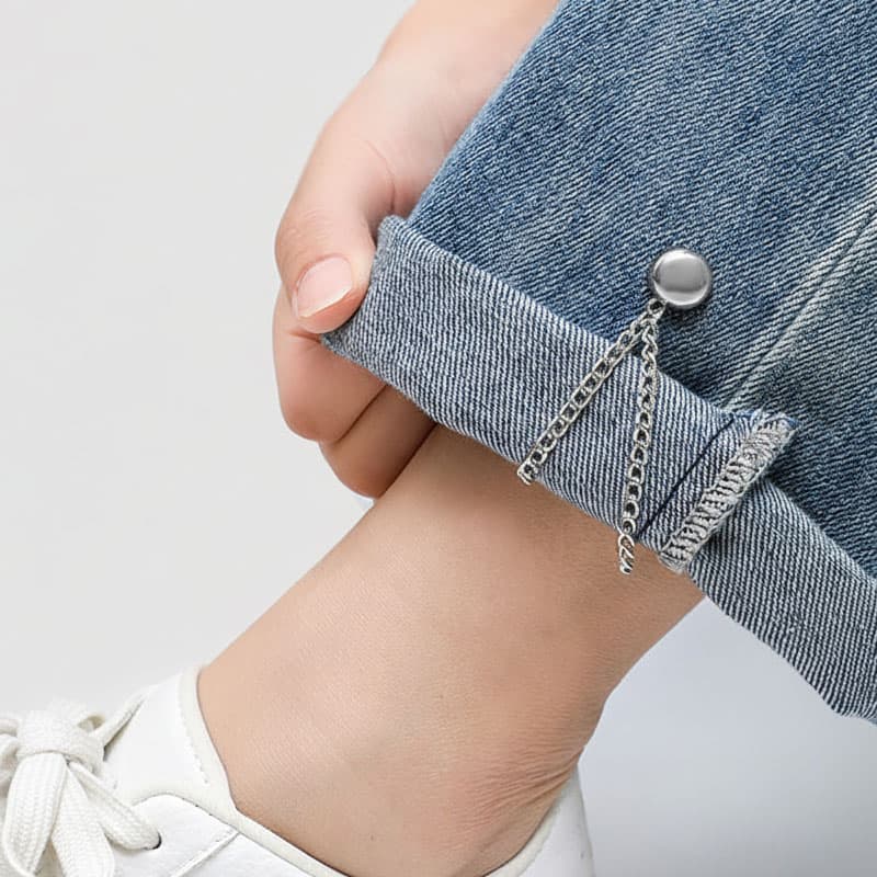 주식회사 반디 원터치 자석 소매 핀, 실버, 4개